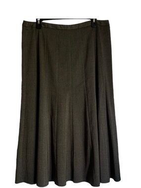 New Directions Fit & Flare Black and White Skirt